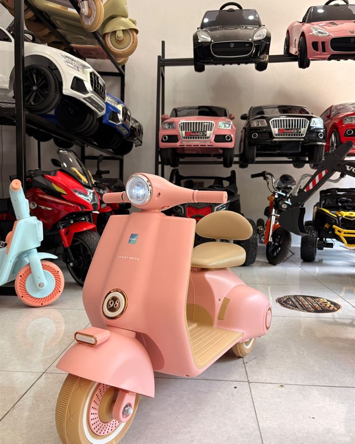 Pembe akülü vespa